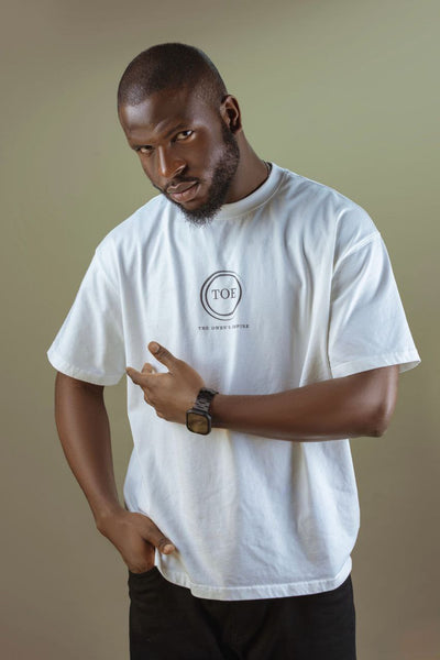 "STRONG" Oversized Streetwear T-Shirt (WHITE)